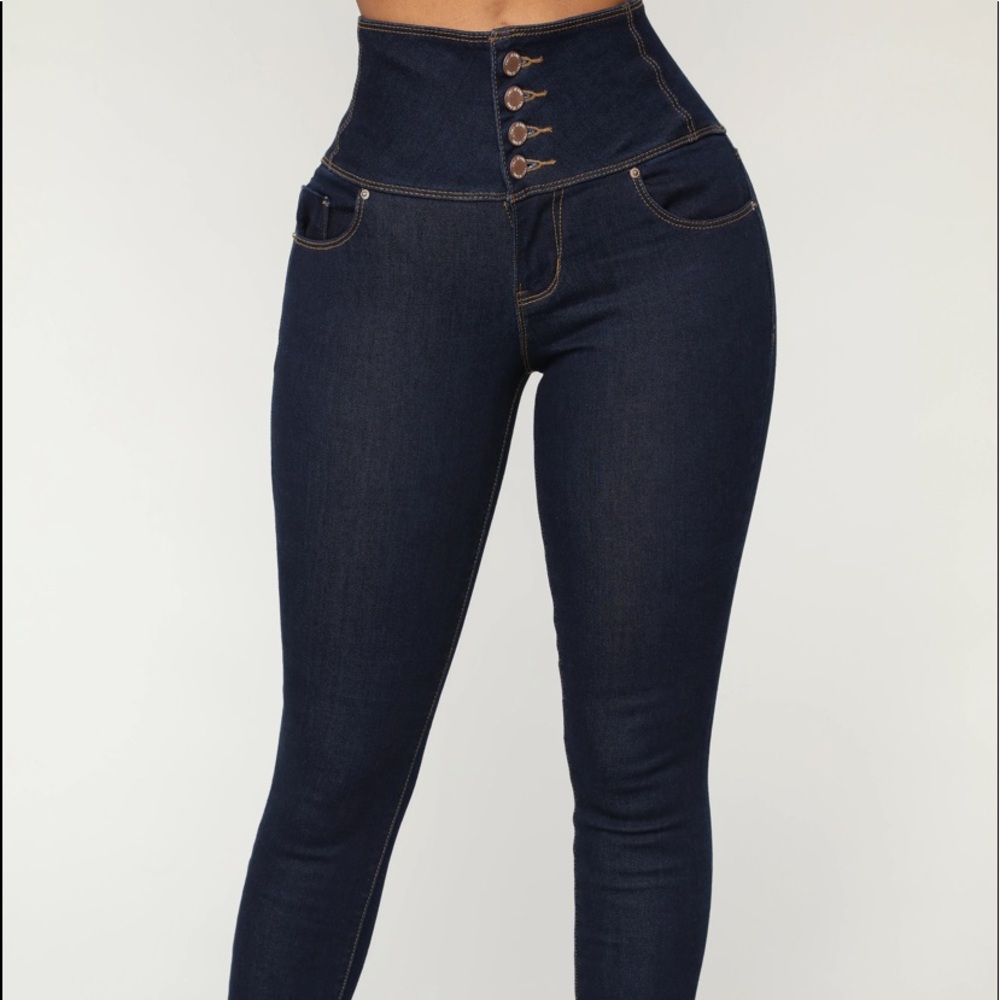 FASHION NOVA CORSET JEANS